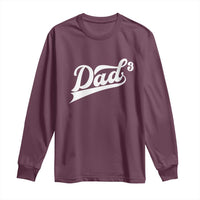 Dad Of Three Long Sleeve Shirt Funny Daddy 3 Promoted for The Second Time