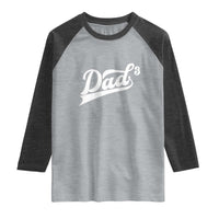 Dad Of Three Raglan Shirt Funny Daddy 3 Promoted for The Second Time
