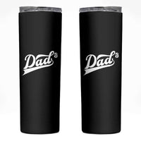 Dad Of Three Skinny Tumbler Funny Daddy 3 Promoted for The Second Time