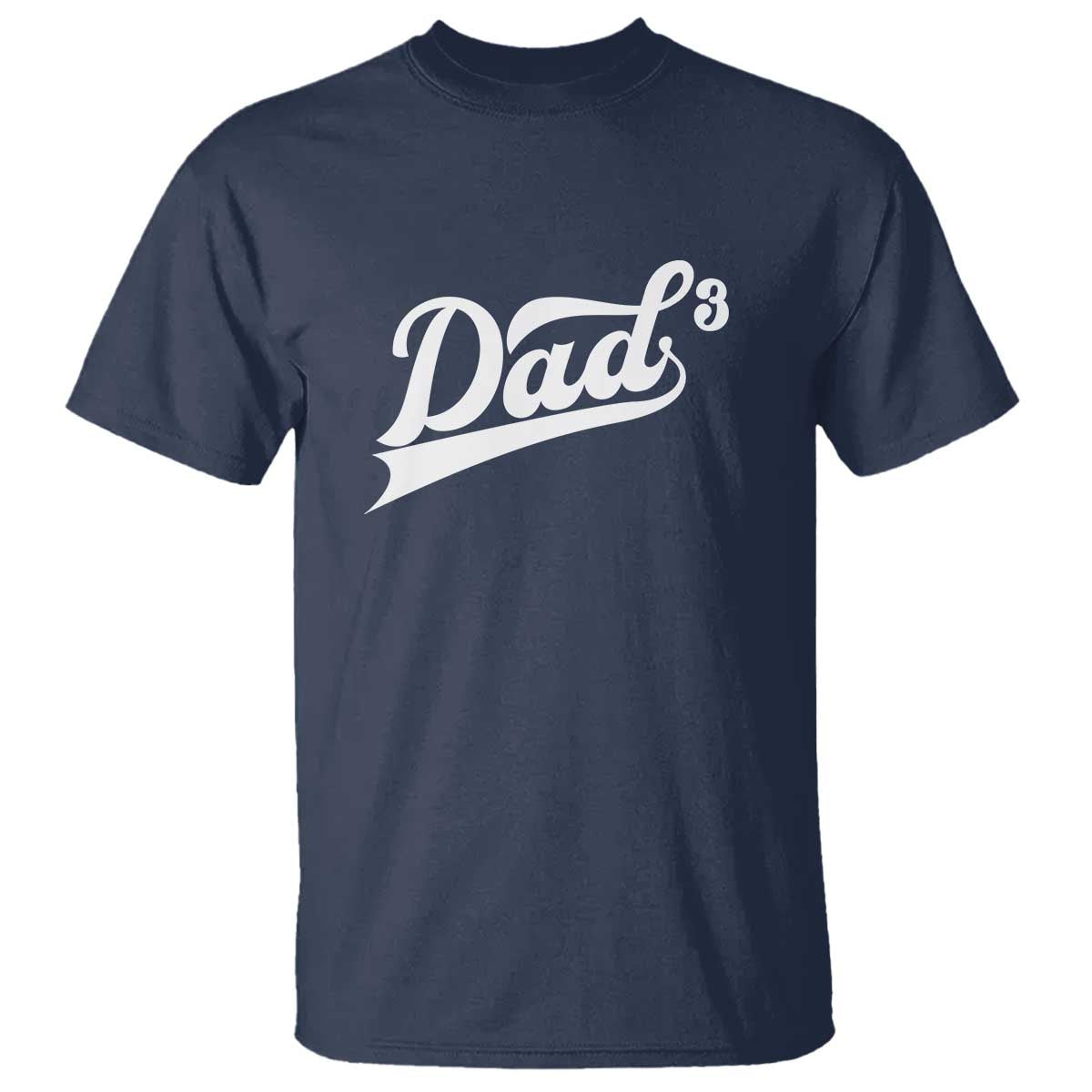 Dad Of Three T Shirt Funny Daddy 3 Promoted for The Second Time
