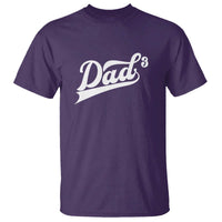 Dad Of Three T Shirt Funny Daddy 3 Promoted for The Second Time