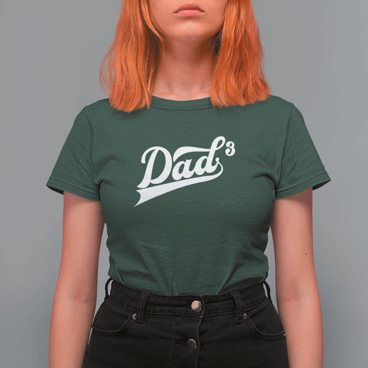 Dad Of Three T Shirt For Women Funny Daddy 3 Promoted for The Second Time