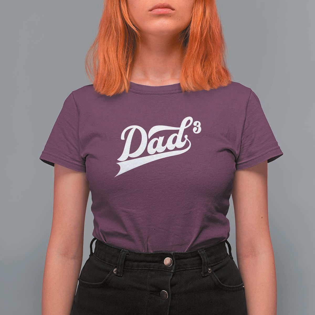 Dad Of Three T Shirt For Women Funny Daddy 3 Promoted for The Second Time