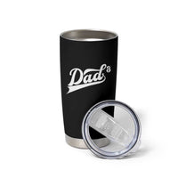 Dad Of Three Tumbler Cup Funny Daddy 3 Promoted for The Second Time