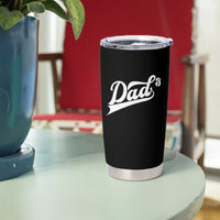 Dad Of Three Tumbler Cup Funny Daddy 3 Promoted for The Second Time