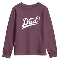 Dad Of Three Youth Sweatshirt Funny Daddy 3 Promoted for The Second Time