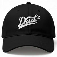 Dad Of Two Baseball Cap Funny Daddy 2 Promoted for The Second Time