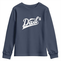 Dad Of Two Youth Sweatshirt Funny Daddy 2 Promoted for The Second Time