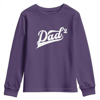 Dad Of Two Youth Sweatshirt Funny Daddy 2 Promoted for The Second Time
