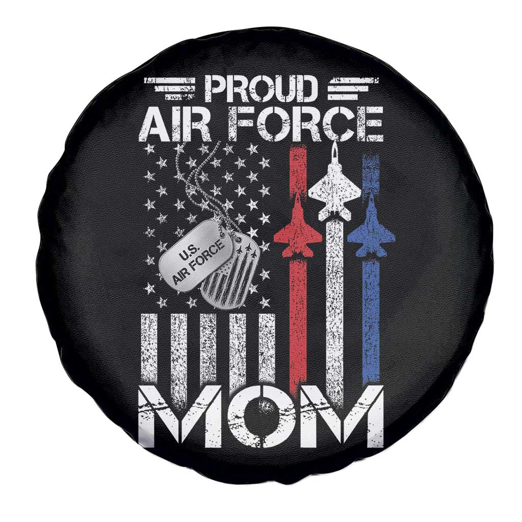Proud Air Force Mom Spare Tire Cover Military Army Mama Vintage American Flag