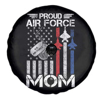 Proud Air Force Mom Spare Tire Cover Military Army Mama Vintage American Flag