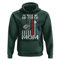 Proud Air Force Mom Hoodie Military Army Mama Vintage American Flag