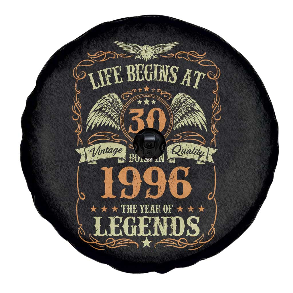 30th Birthday Spare Tire Cover Life Begins At 30 Born In 1996 The Year Of Legends