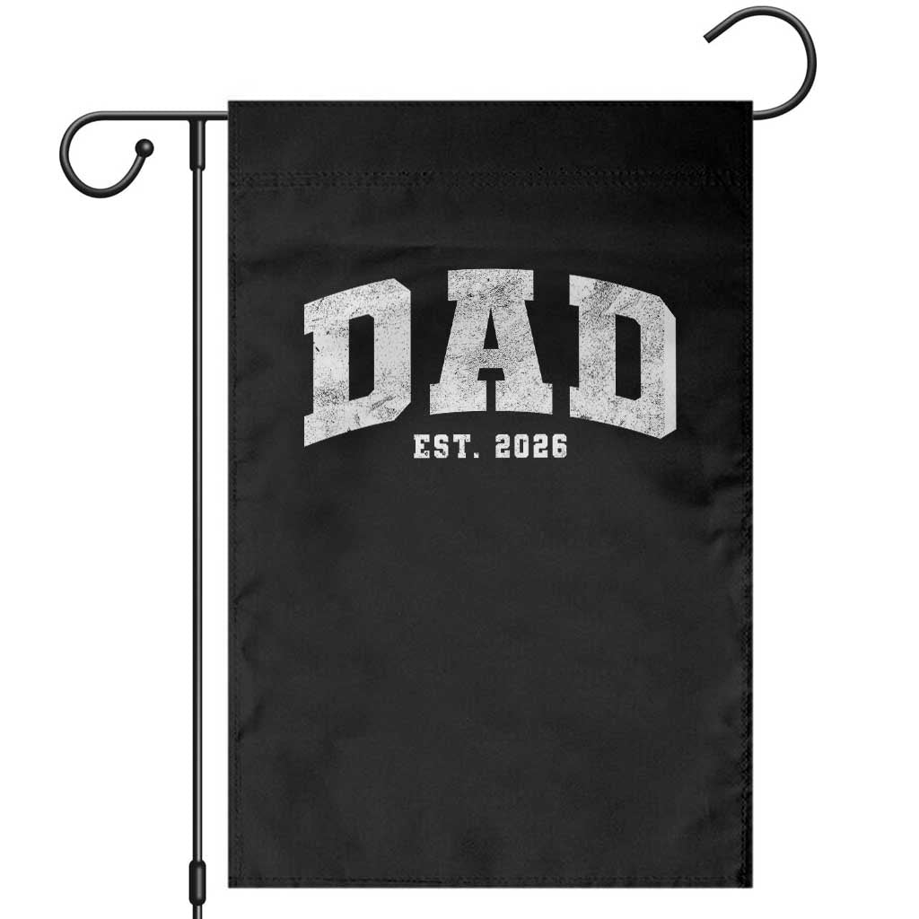 Dad Est 2026 Garden Flag Promoted To Daddy Fathers Day