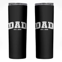 Dad Est 2026 Skinny Tumbler Promoted To Daddy Fathers Day