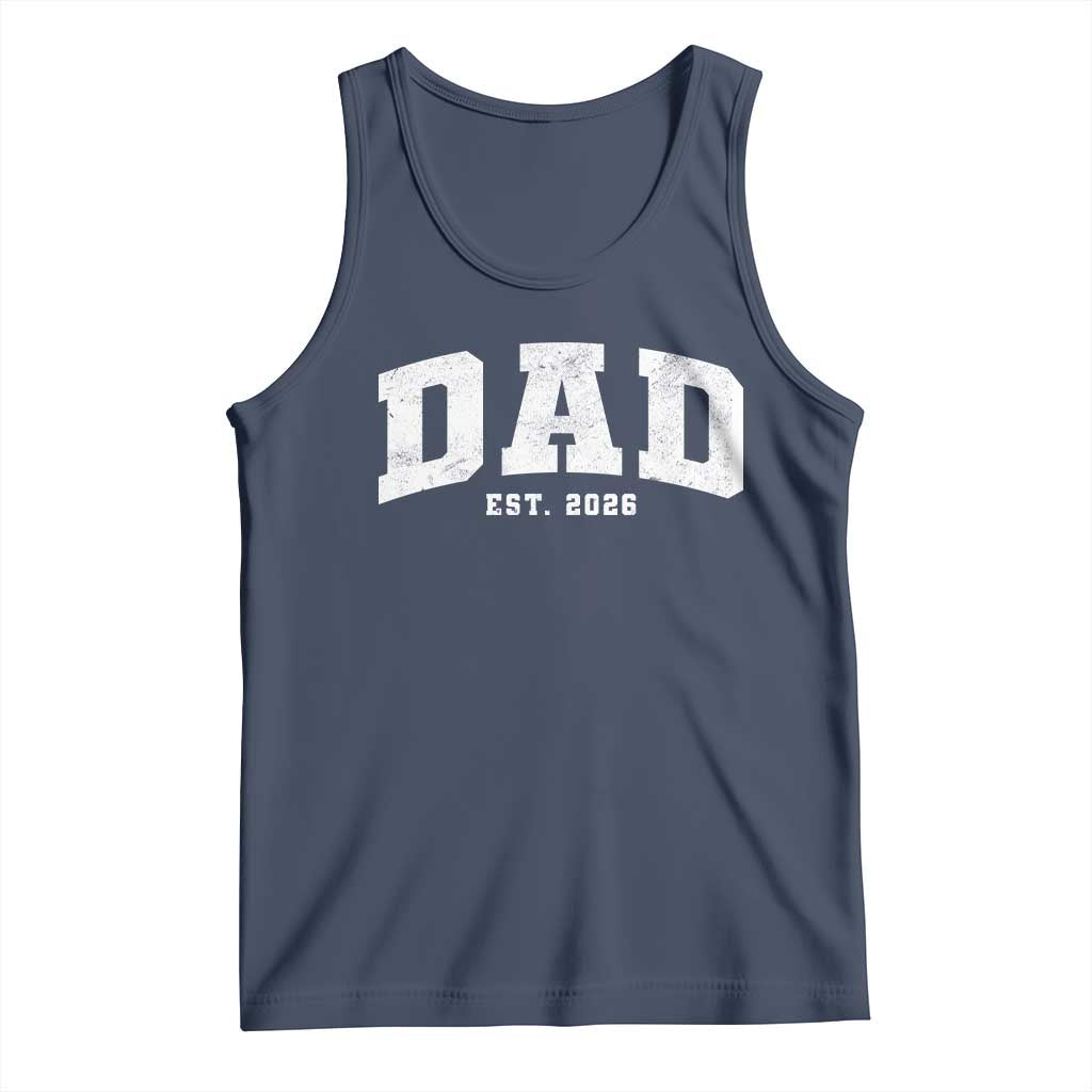 Dad Est 2026 Tank Top Promoted To Daddy Fathers Day