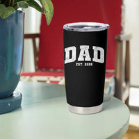 Dad Est 2026 Tumbler Cup Promoted To Daddy Fathers Day