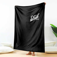 Promoted To Dad Again Throw Blanket Funny Daddy Again Pregnancy Announcement