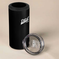 Promoted To Dad Again 4 in 1 Can Cooler Tumbler Funny Daddy Again Pregnancy Announcement