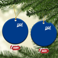 Promoted To Dad Again Ceramic Ornament Funny Daddy Again Pregnancy Announcement