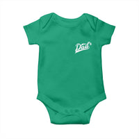 Dad Of Three Baby Onesie Funny Daddy Cubed Promoted for The Third Time
