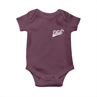 Dad Of Three Baby Onesie Funny Daddy Cubed Promoted for The Third Time