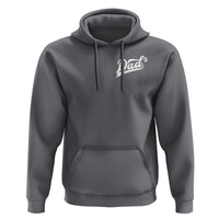 Dad Of Three Hoodie Funny Daddy Cubed Promoted for The Third Time
