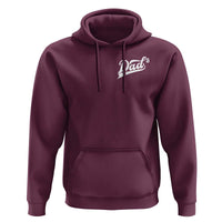 Dad Of Three Hoodie Funny Daddy Cubed Promoted for The Third Time