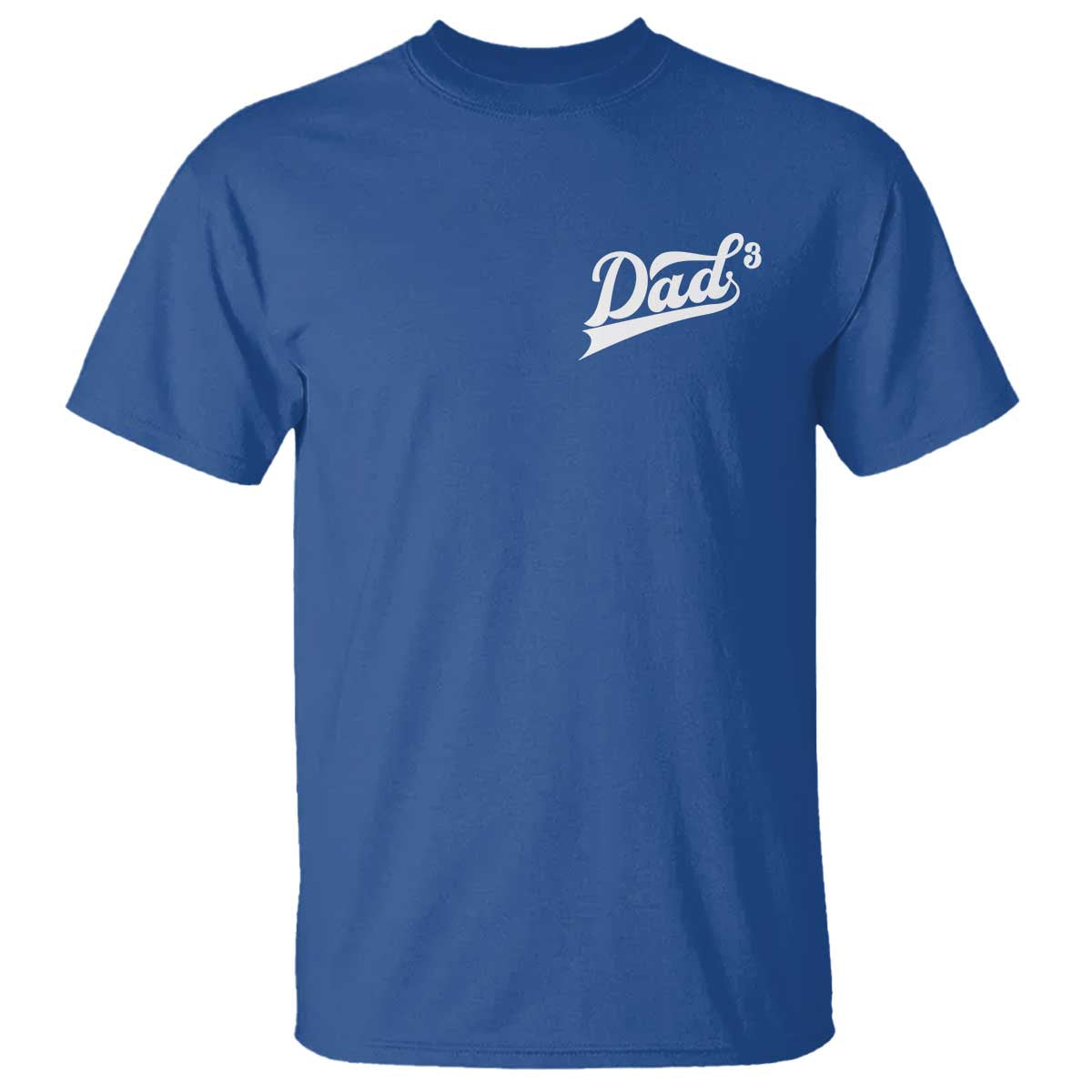 Dad Of Three T Shirt Funny Daddy Cubed Promoted for The Third Time