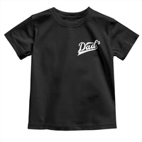 Dad Of Three Toddler T Shirt Funny Daddy Cubed Promoted for The Third Time