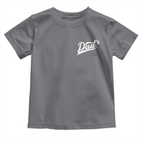 Dad Of Three Toddler T Shirt Funny Daddy Cubed Promoted for The Third Time