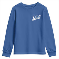 Dad Of Three Youth Sweatshirt Funny Daddy Cubed Promoted for The Third Time