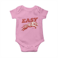 Easy Tiger Baby Onesie Vintage Distressed Tiger Trendy Grunge Indie Boho