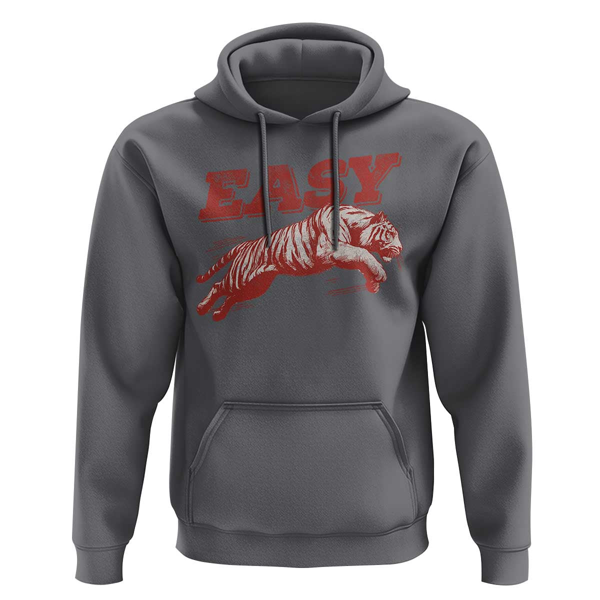 Easy Tiger Hoodie Vintage Distressed Tiger Trendy Grunge Indie Boho