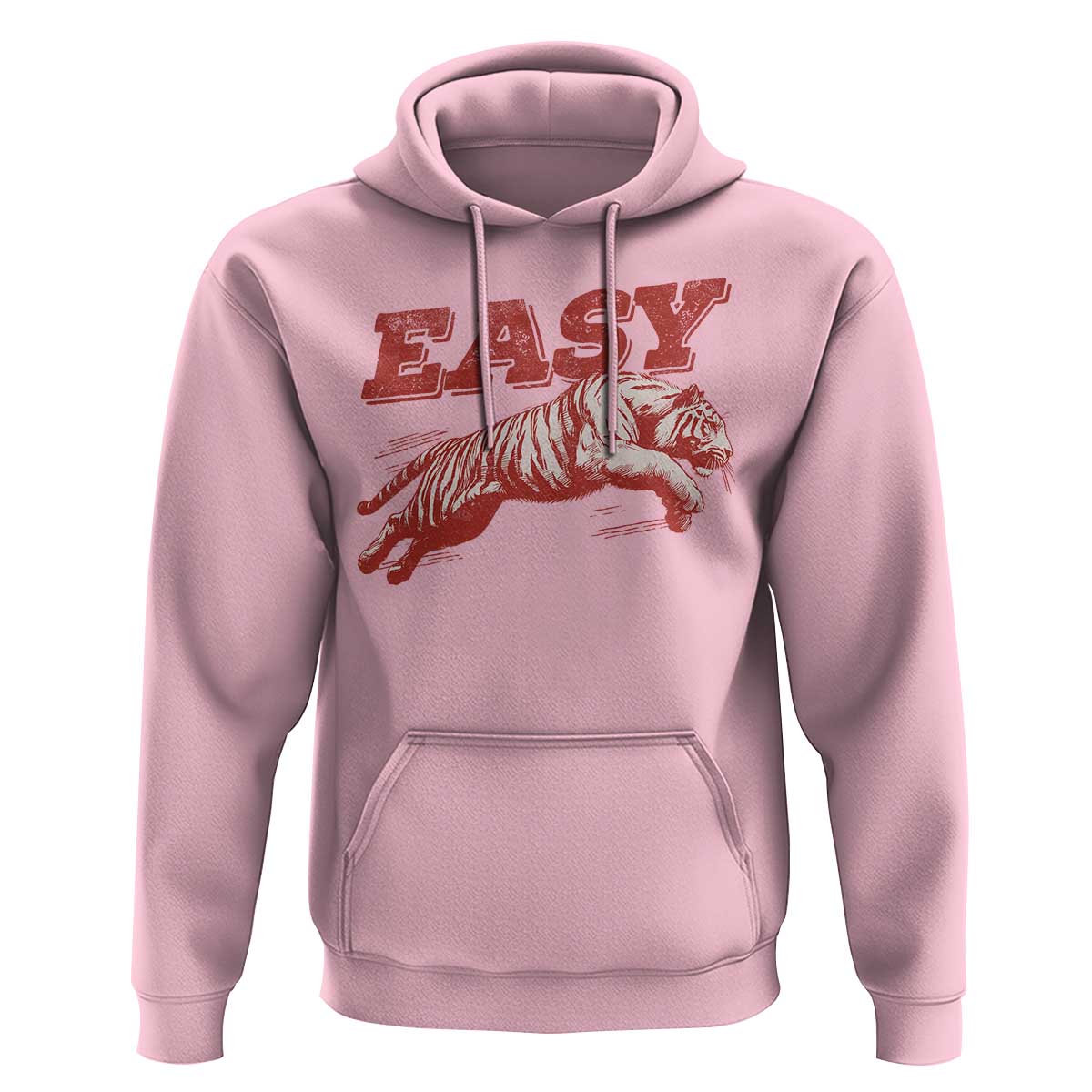 Easy Tiger Hoodie Vintage Distressed Tiger Trendy Grunge Indie Boho