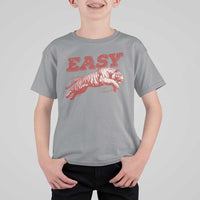 Easy Tiger T Shirt For Kid Vintage Distressed Tiger Trendy Grunge Indie Boho