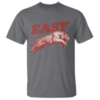 Easy Tiger T Shirt Vintage Distressed Tiger Trendy Grunge Indie Boho