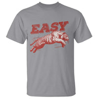 Easy Tiger T Shirt Vintage Distressed Tiger Trendy Grunge Indie Boho