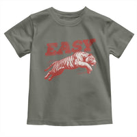 Easy Tiger Toddler T Shirt Vintage Distressed Tiger Trendy Grunge Indie Boho