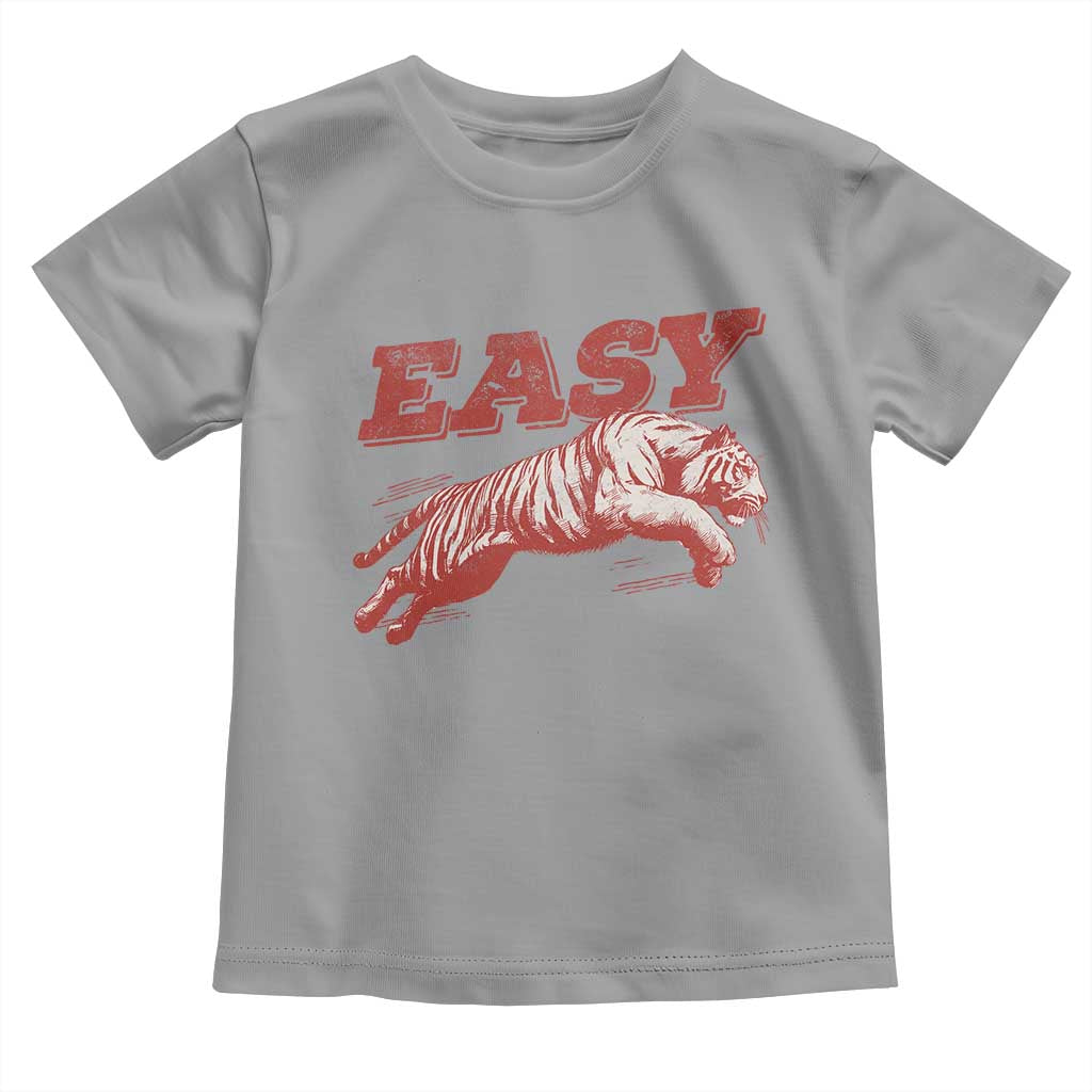 Easy Tiger Toddler T Shirt Vintage Distressed Tiger Trendy Grunge Indie Boho
