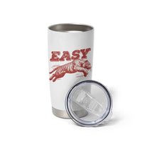 Easy Tiger Tumbler Cup Vintage Distressed Tiger Trendy Grunge Indie Boho