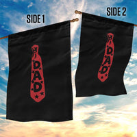 Dad Tie Star Music Lover Fathers Day Garden Flag