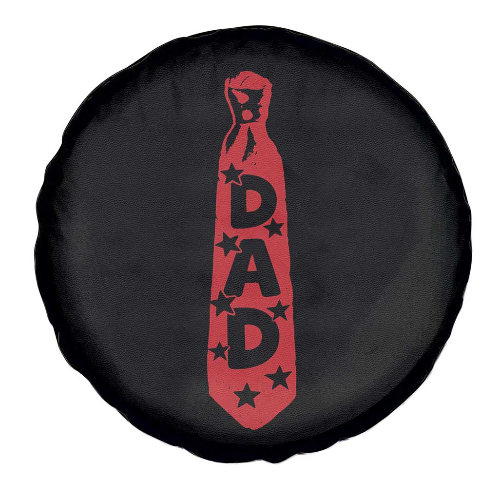 Dad Tie Star Music Lover Fathers Day Spare Tire Cover