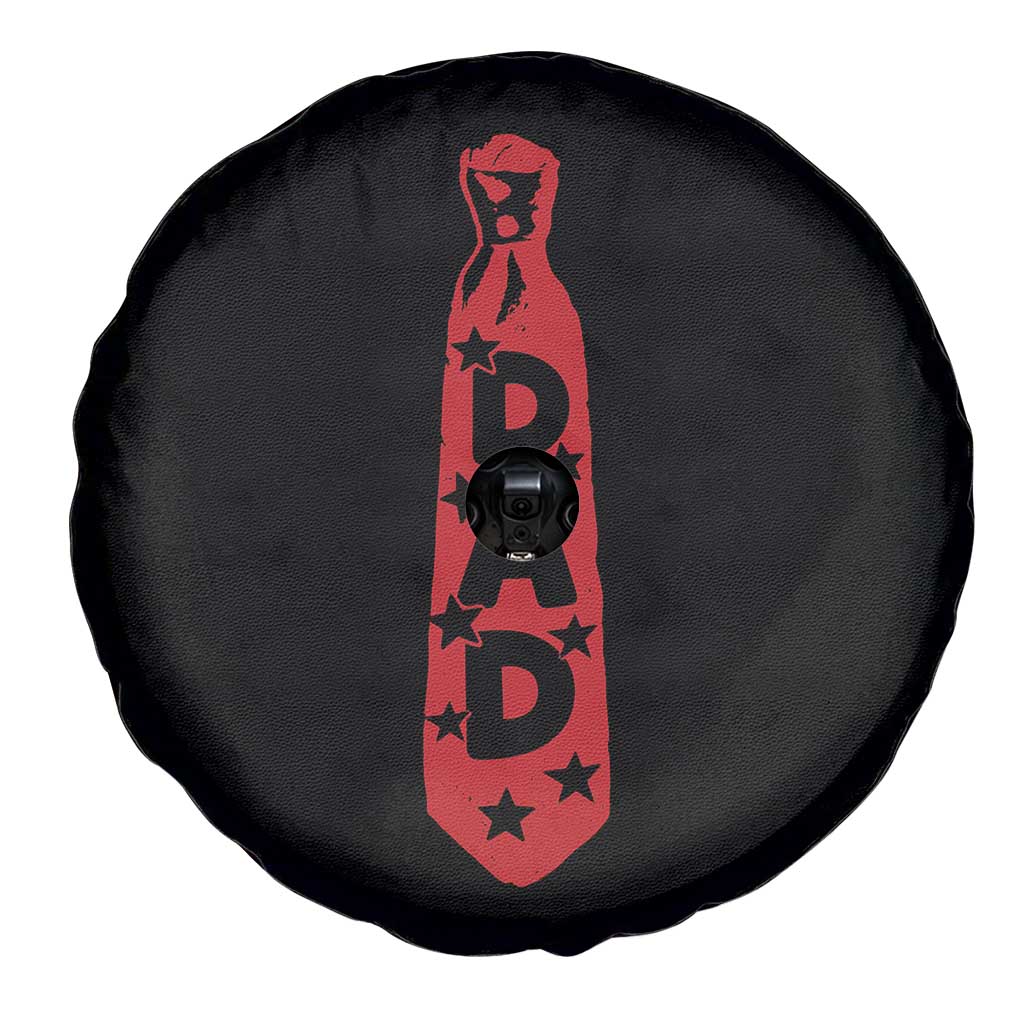 Dad Tie Star Music Lover Fathers Day Spare Tire Cover