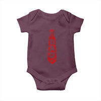 Dad Tie Star Music Lover Fathers Day Baby Onesie