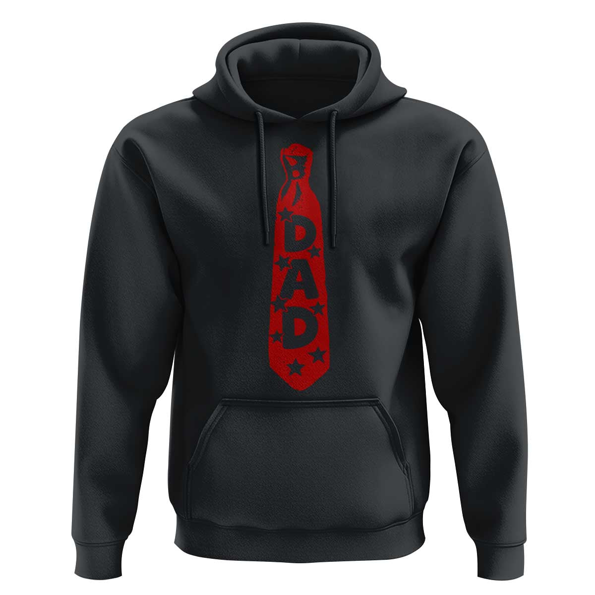 Dad Tie Star Music Lover Fathers Day Hoodie