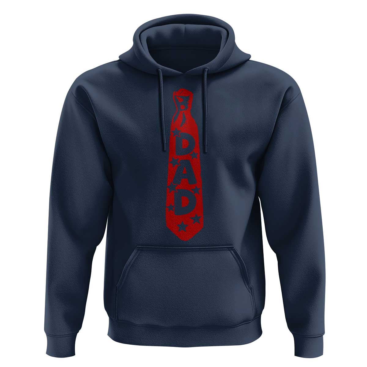 Dad Tie Star Music Lover Fathers Day Hoodie