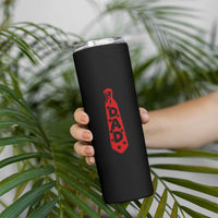 Dad Tie Star Music Lover Fathers Day Skinny Tumbler