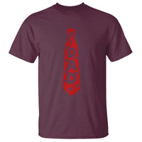 Dad Tie Star Music Lover Fathers Day T Shirt