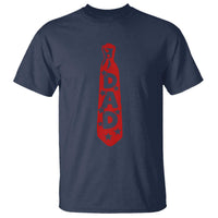 Dad Tie Star Music Lover Fathers Day T Shirt